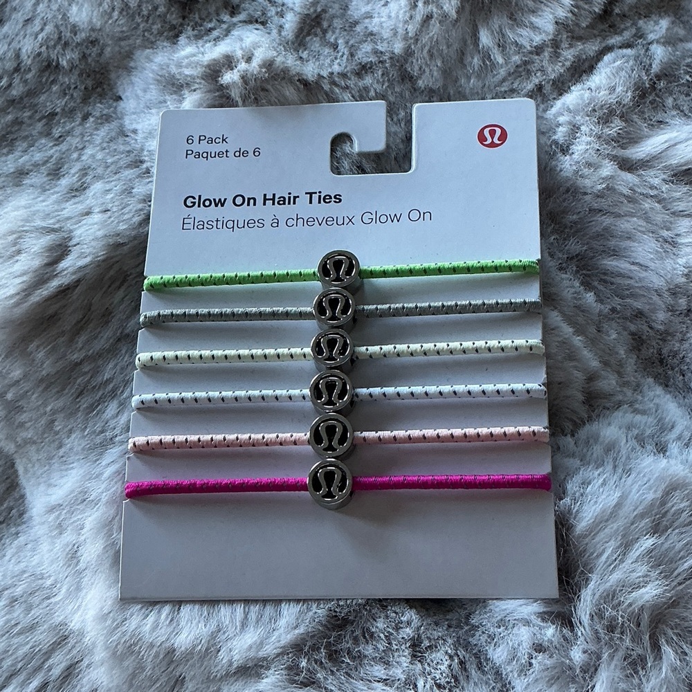 lululemon athletica Glow On Hair Ties - Vibrant Collection